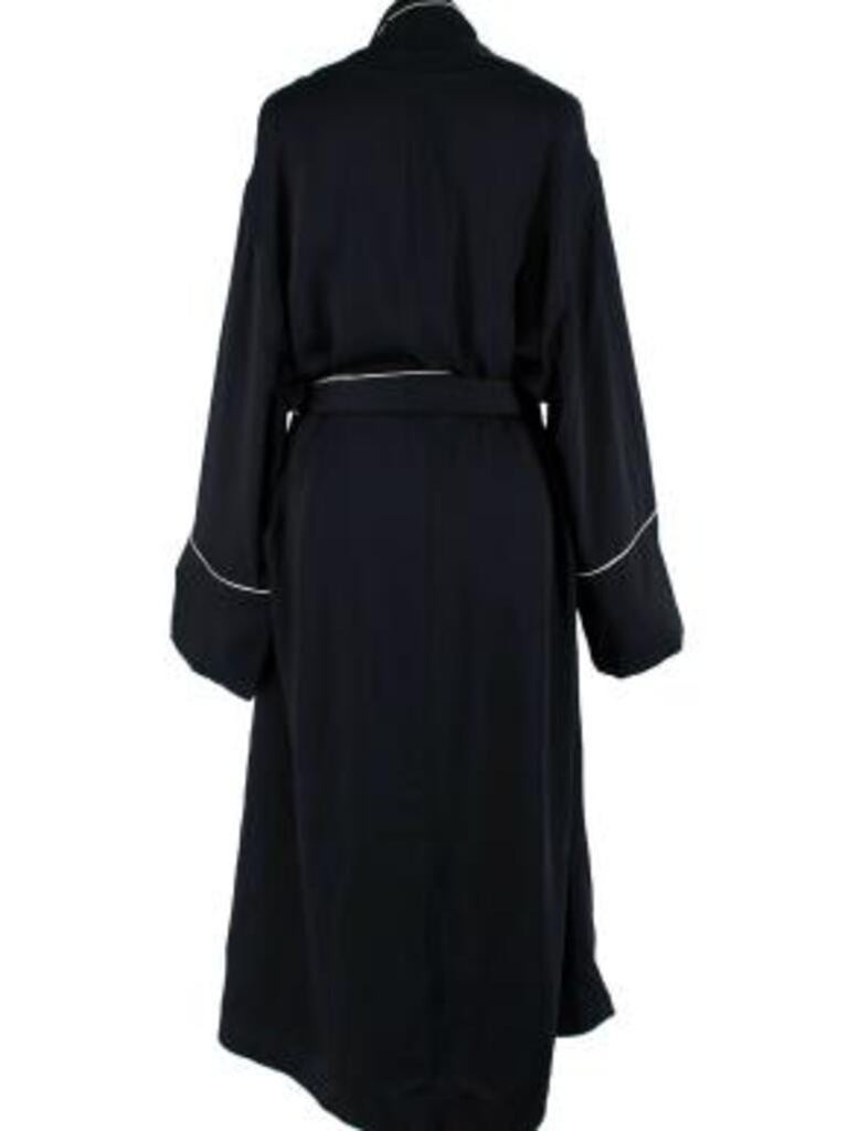 black satin robe For Sale at 1stDibs