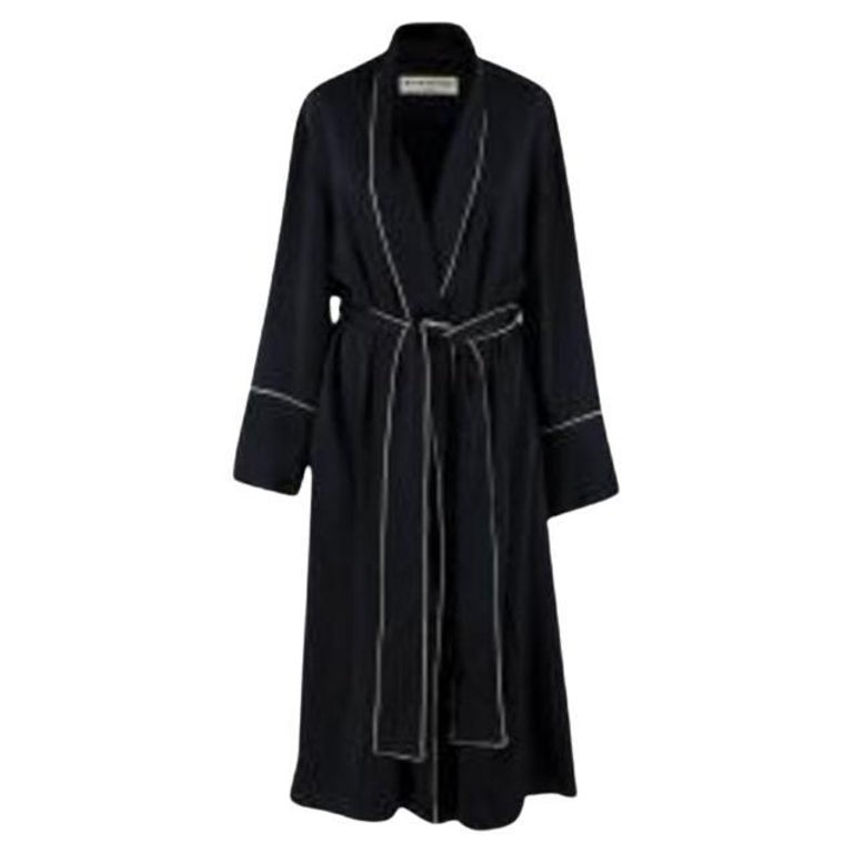 black satin robe For Sale at 1stDibs