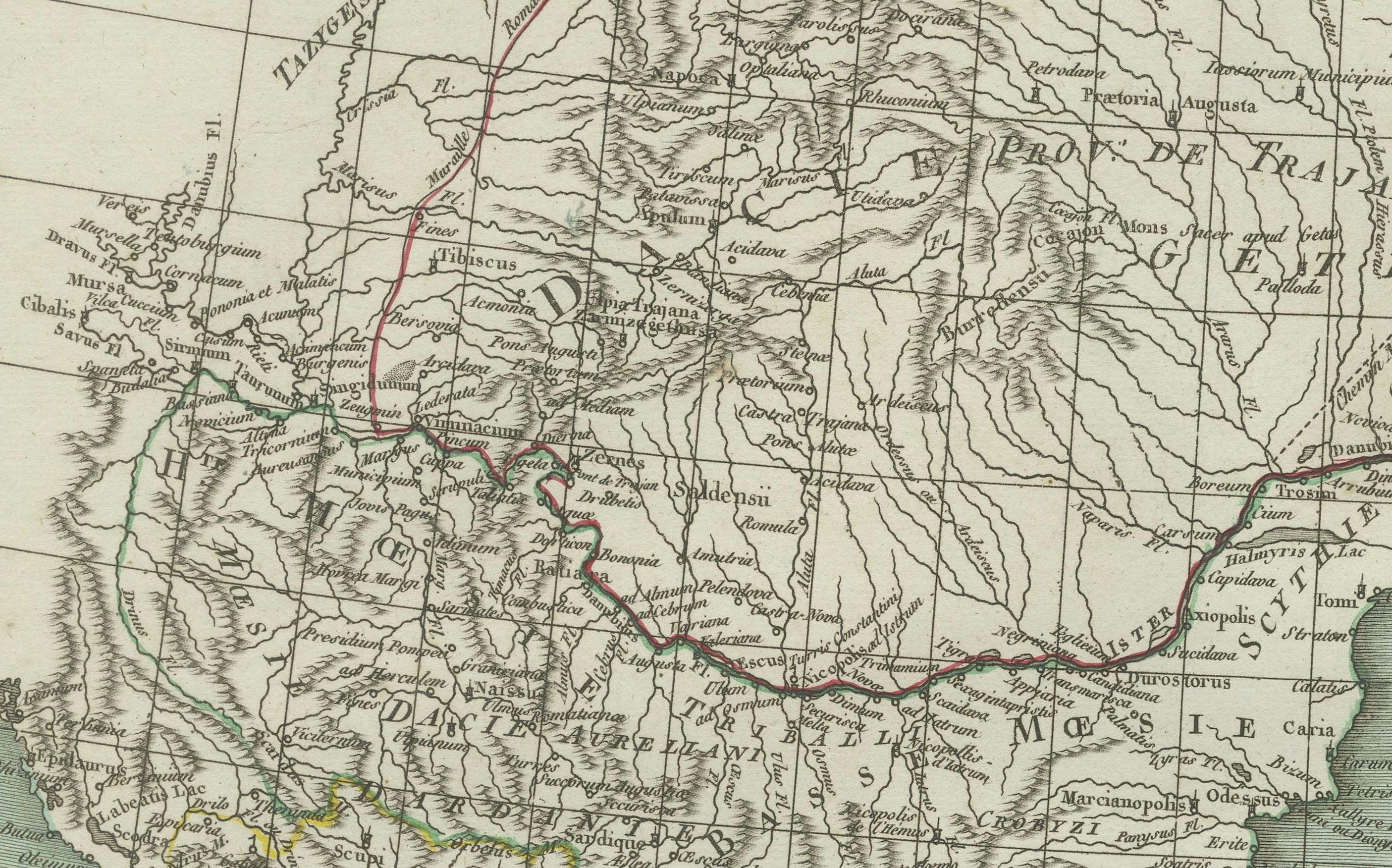 Early 19th Century Black Sea & Eastern Mediterranean Map: Eastern Roman Empire, Tardieu Atlas, 1802 For Sale