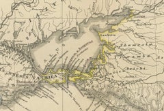 Black Sea in Antiquity: Pontus Euxinus Map, Published in 1880