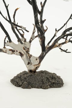 Black Sea Whip Coral Sculpture