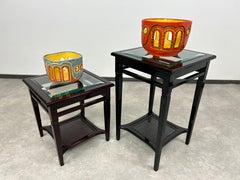 Black secession side table