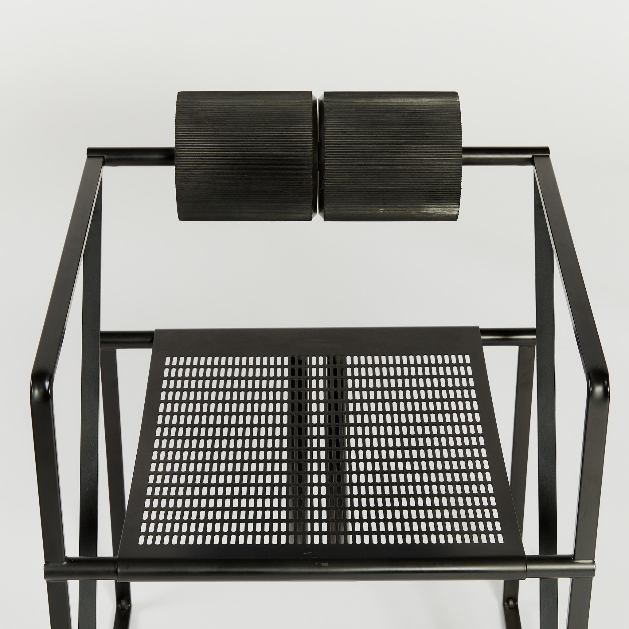 Black Seconda Chair by Mario Botta for Alias 7