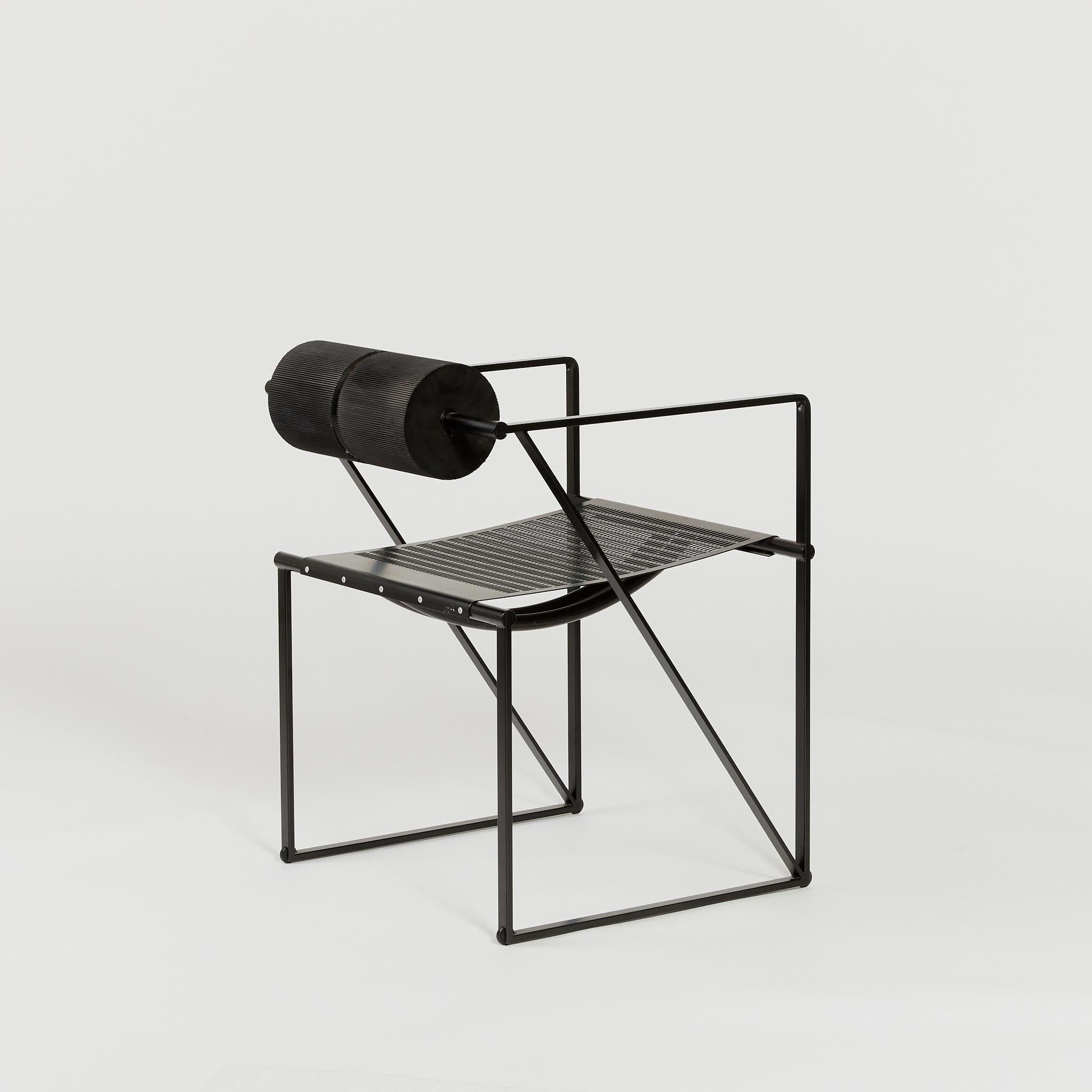 Black Seconda Chair by Mario Botta for Alias In Good Condition In London, GB