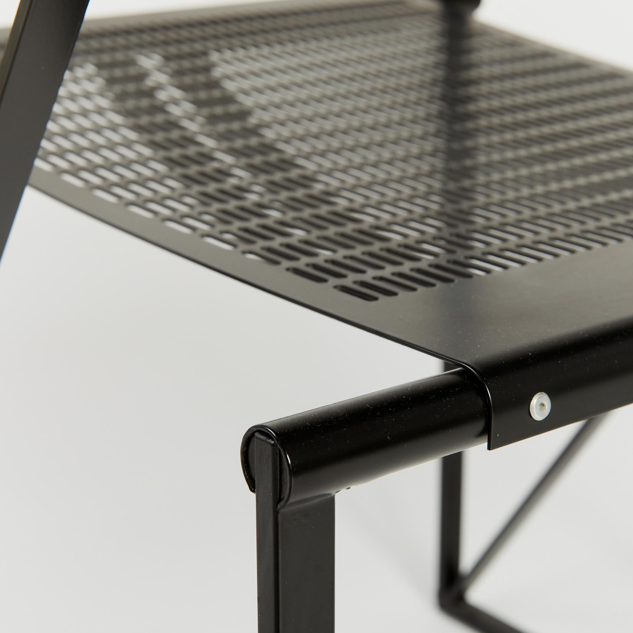 Black Seconda Chair by Mario Botta for Alias 2