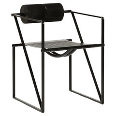 Black Seconda Chair by Mario Botta for Alias