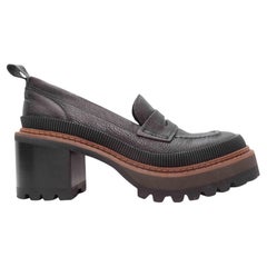 Black See by Chloe Heeled Loafers Size 39.5