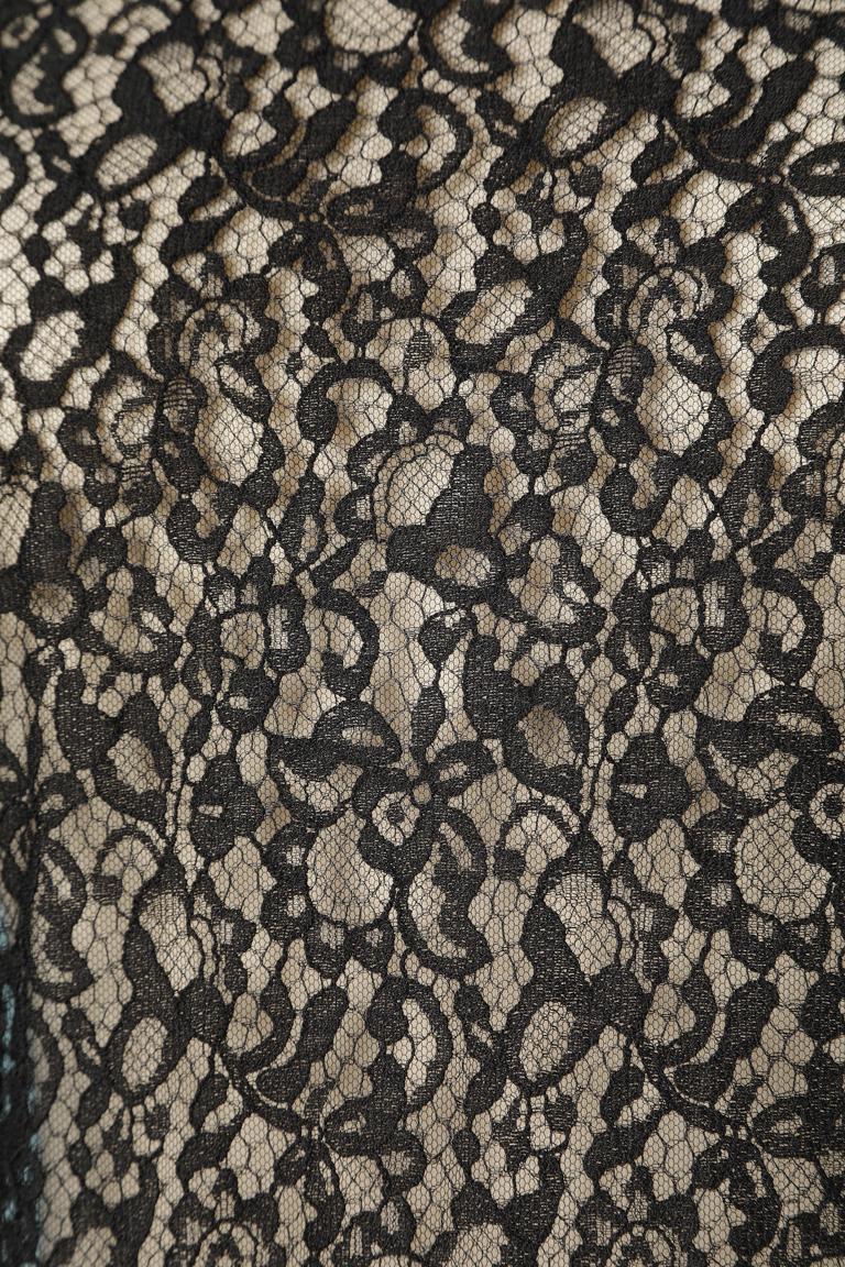dior black lace dress