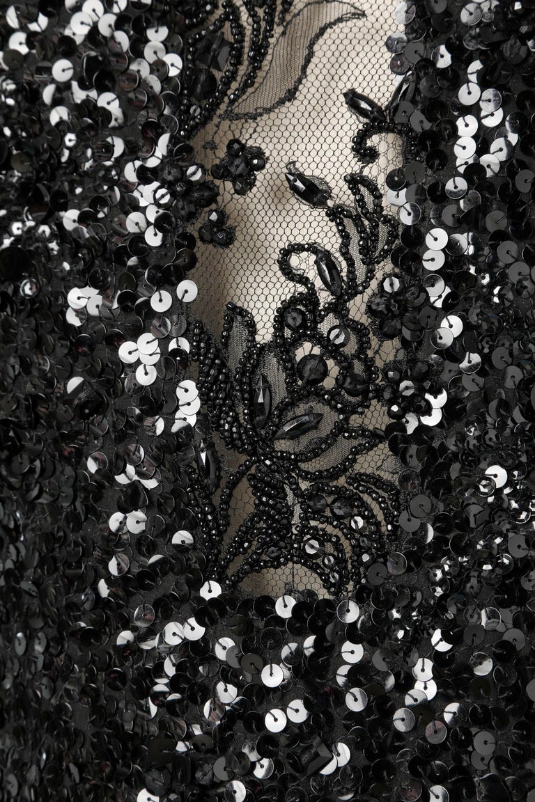 Black sequin and lace cocktail dress Galanos For Sale at 1stDibs | french connection blue sequin dress, joanna sequin lace party dress Black sequin and lace cocktail dress Galanos For Sale at 1stDibs | french connection blue sequin dress, joanna sequin lace party dress
