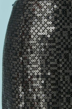 Black sequin skirt CHANEL FW 2002