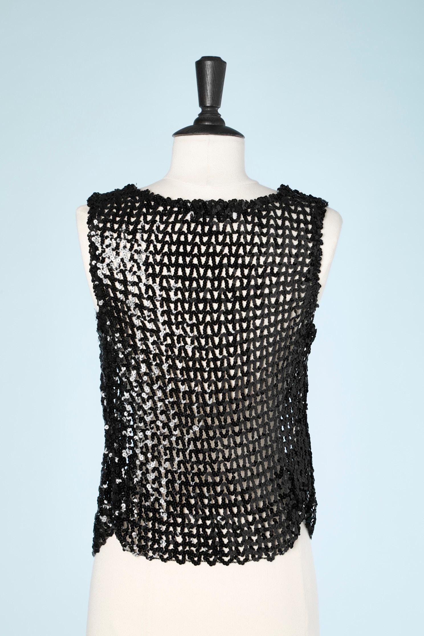 Black sequins vest Dolce & Gabbana  1