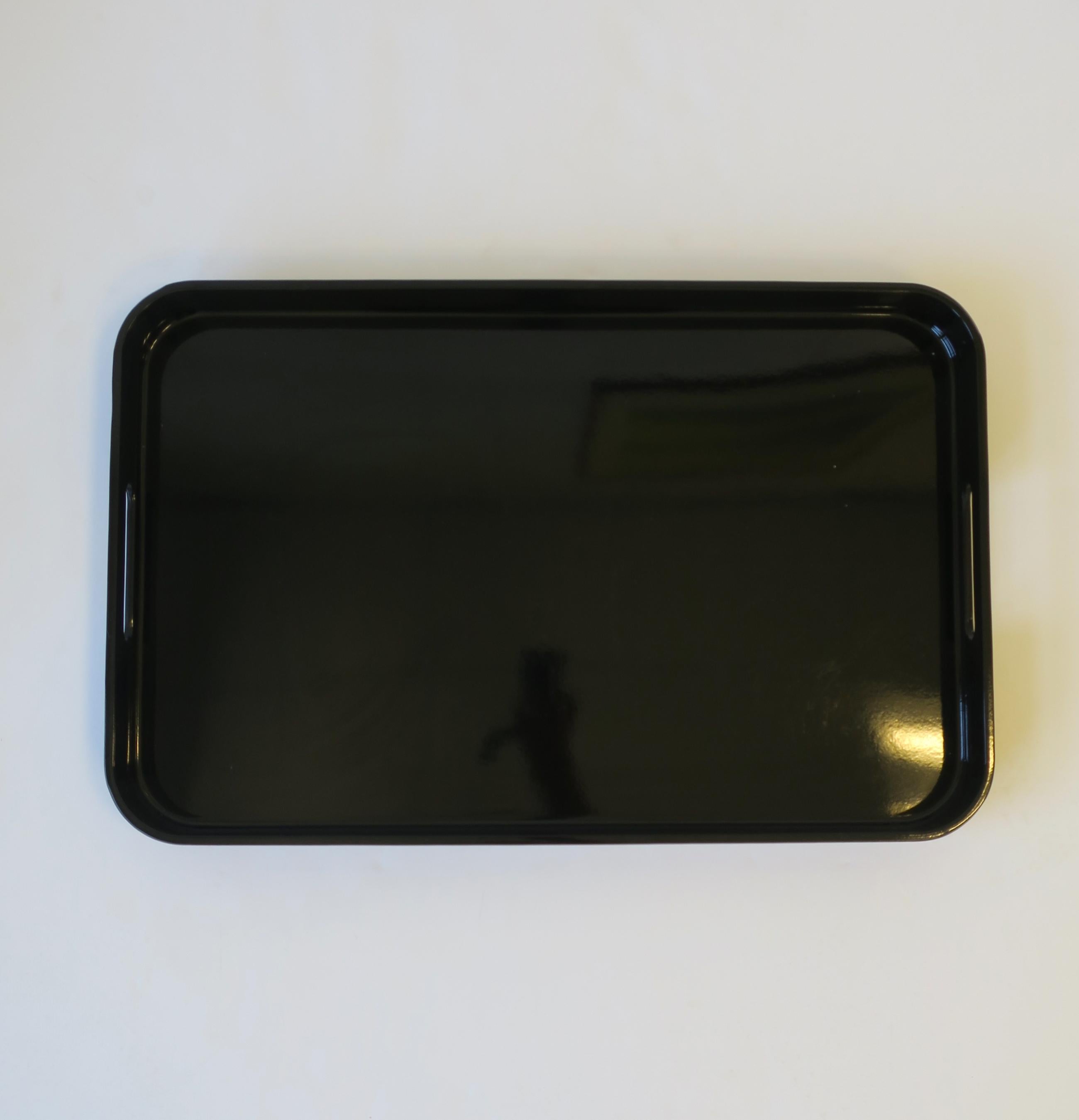Composition Black Serving Tray