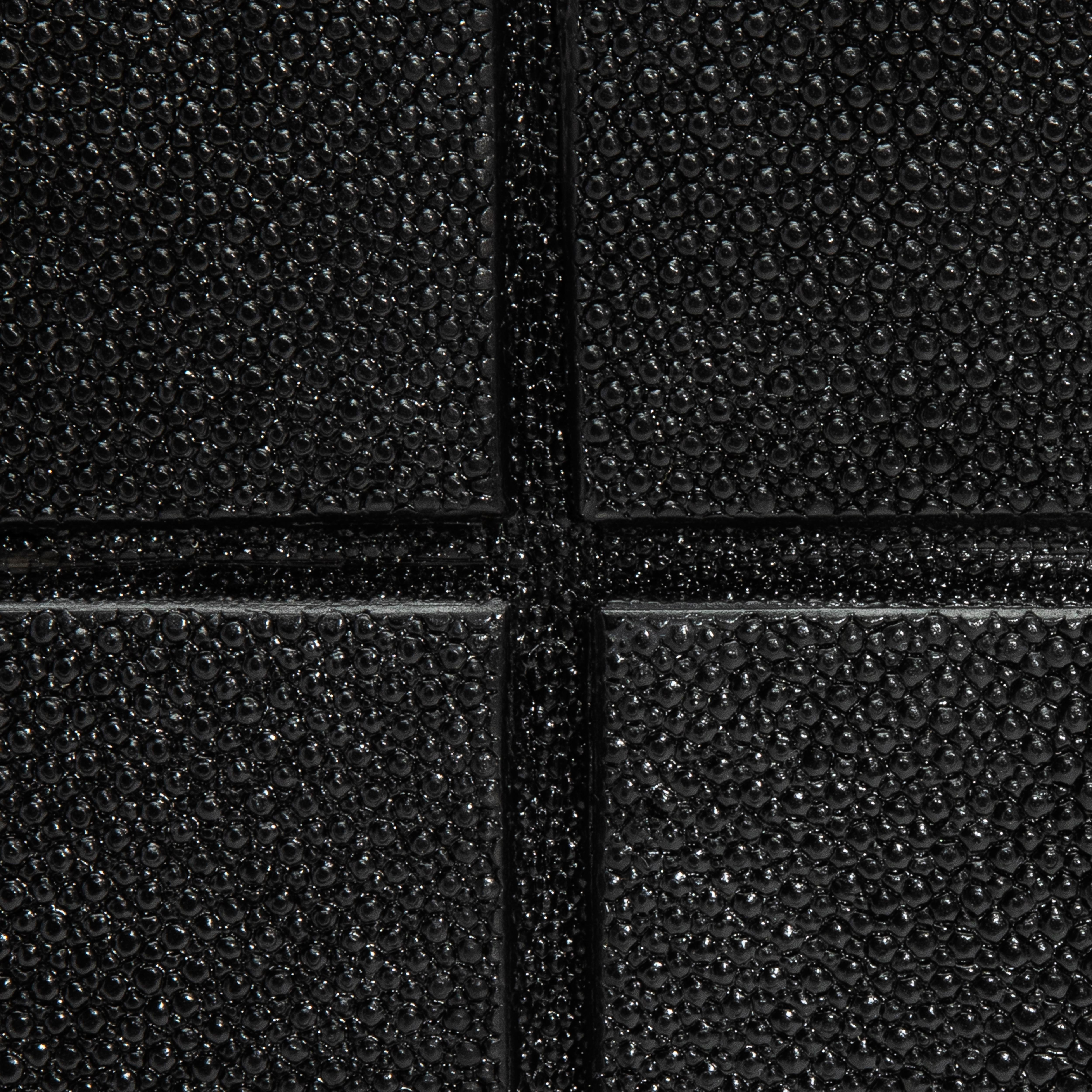Modern Waste Bin in Black Shagreen Rhomboid by R&Y Augousti For Sale