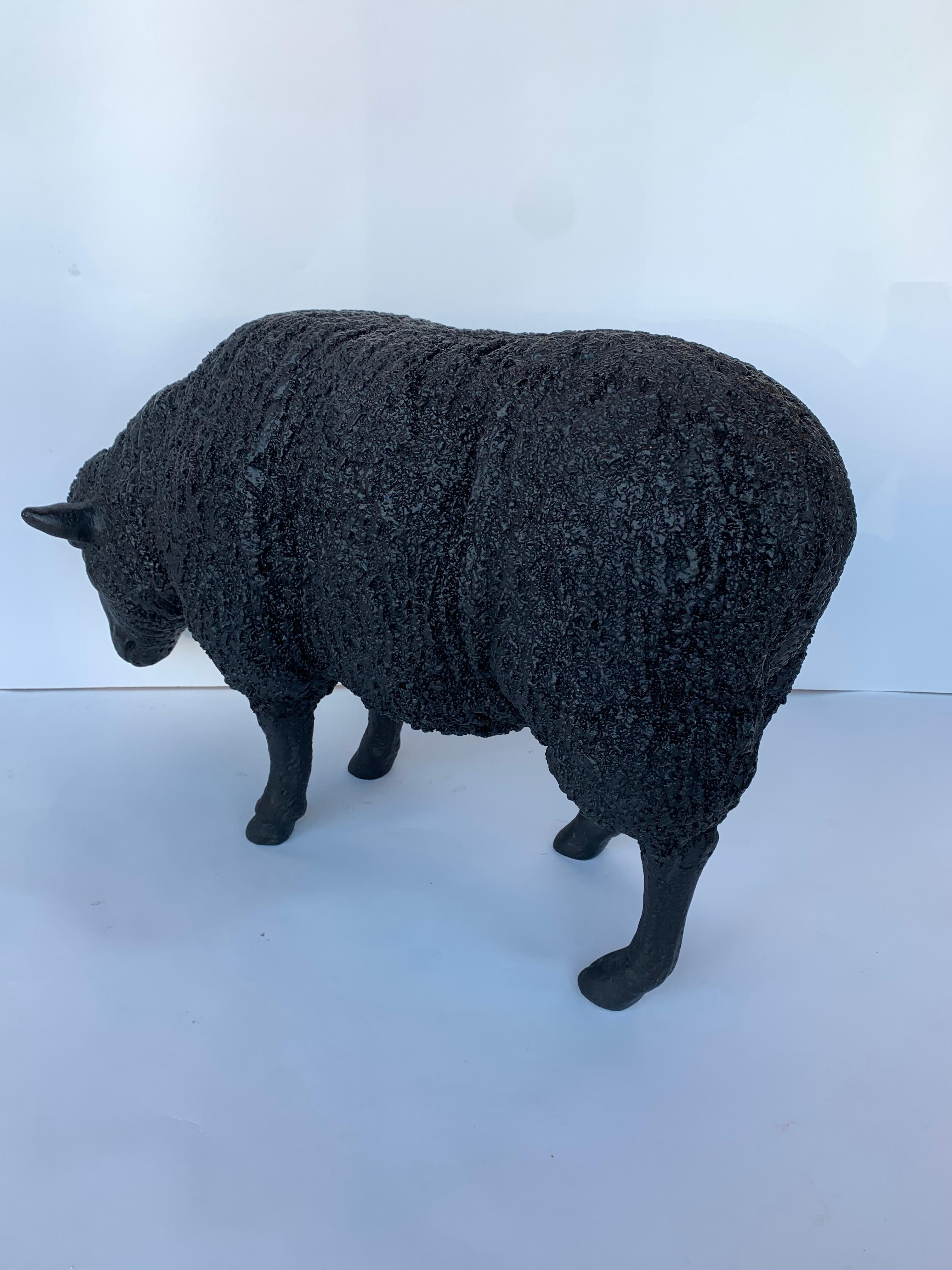 American Black Sheep Sculpture