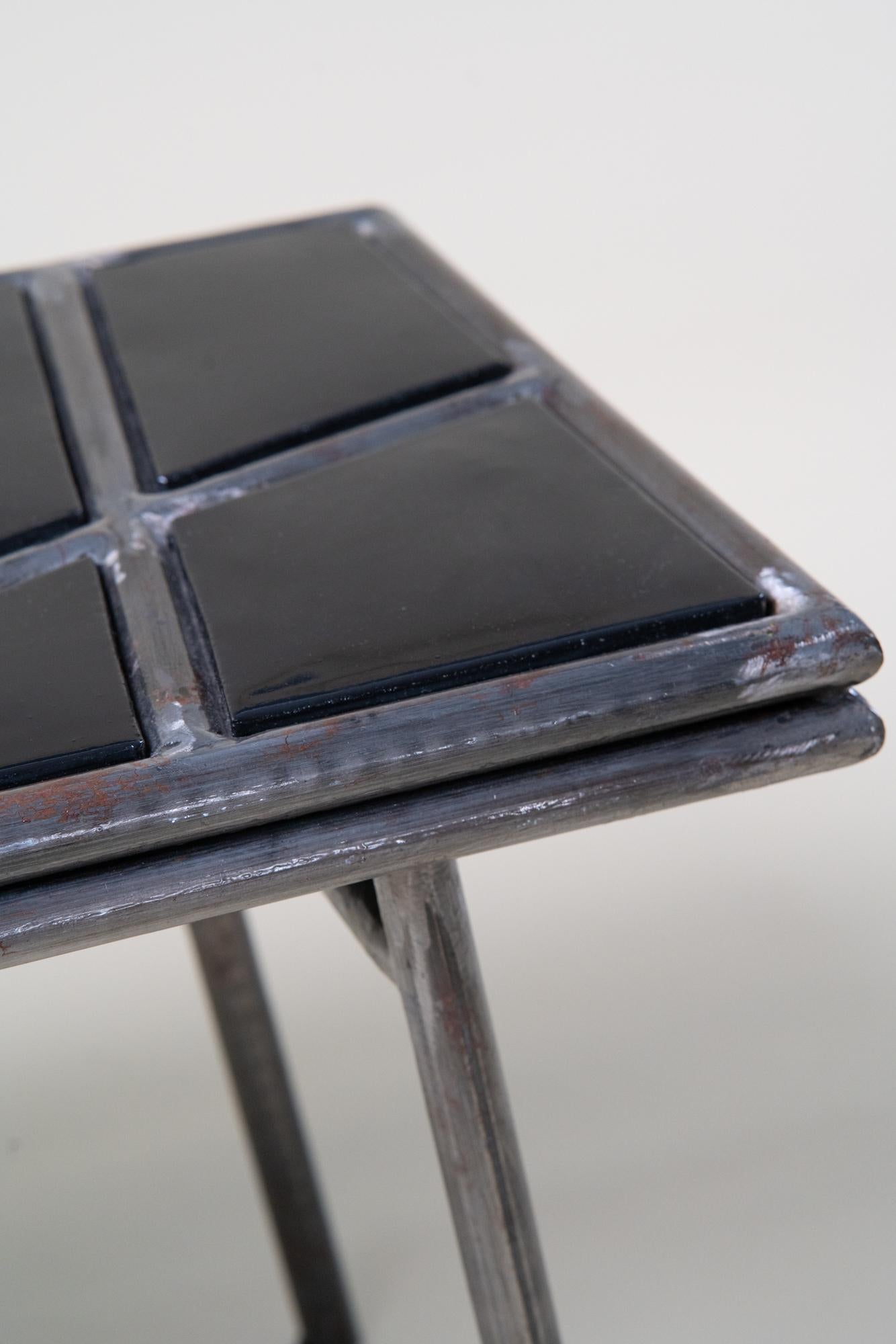Black Side Table By Ousmane M'Baye In Excellent Condition For Sale In Potts Point, NSW