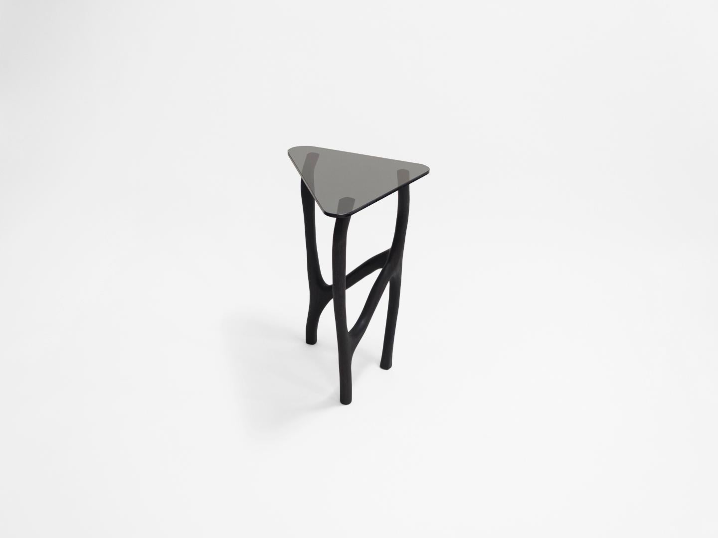 Belgian Black Side Tables by Robin Berrewaerts