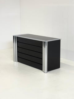 Schwarzes Sideboard von Antonello Mosca für Cinova