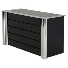 Schwarzes Sideboard von Antonello Mosca für Cinova