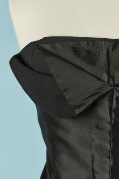 Black silk bustier dress GIVENCHY COUTURE