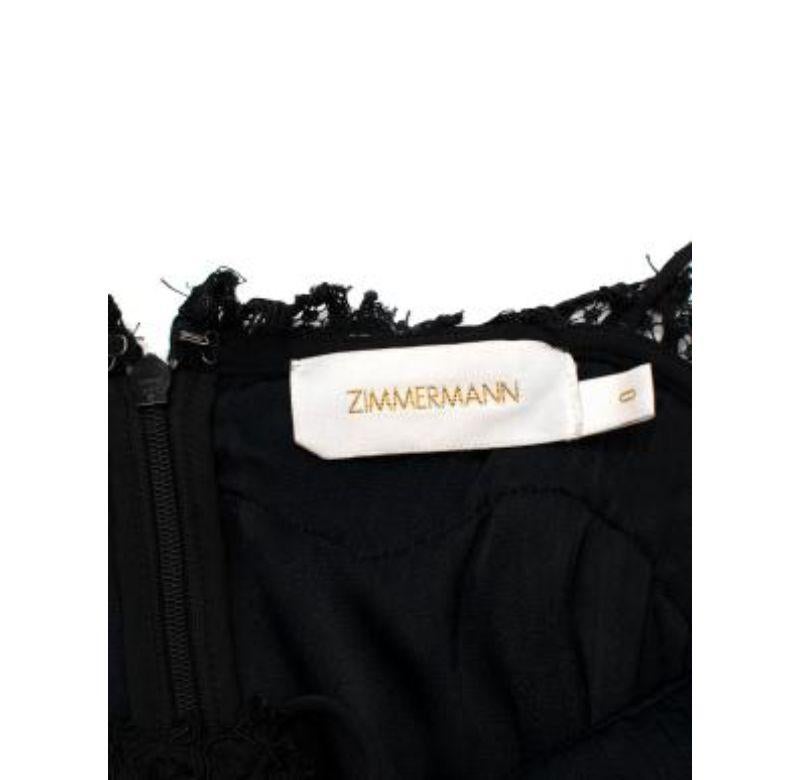 Zimmermann Black Silk Crepe de Chine Jumpsuit - Size xs For Sale 2