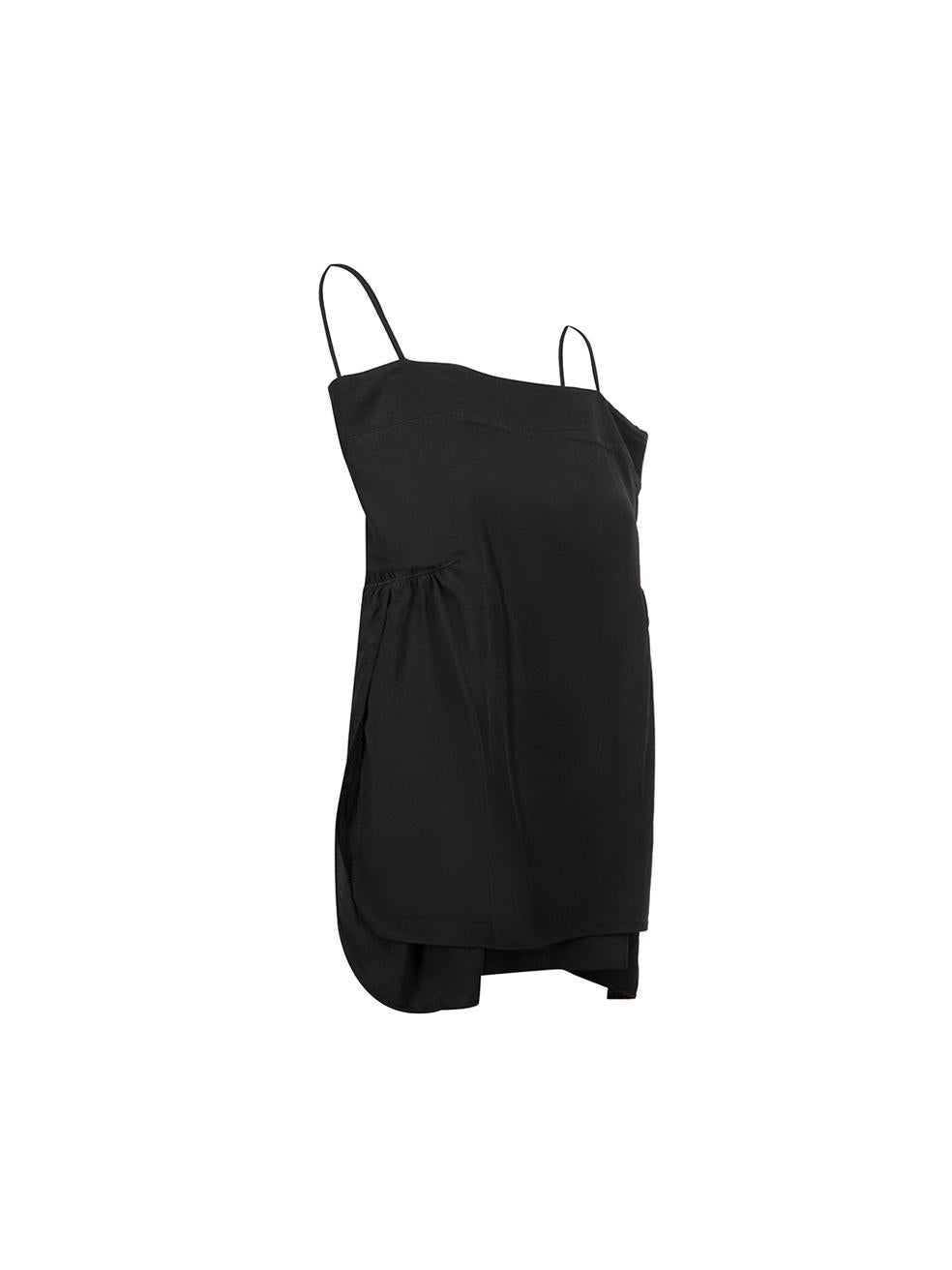 CONDITION is Very good. Hardly any visible wear to top is evident on this used Helmut Lang designer resale item. 



Details


Black

Silk

Tank top

Spaghetti strapped

Gathered accent

Side slits





Made in China



Composition

93% Silk and 7%