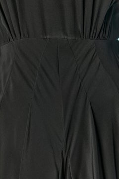 Black silk jumpsuit with cut-work Ann Tjian for KENAR 2