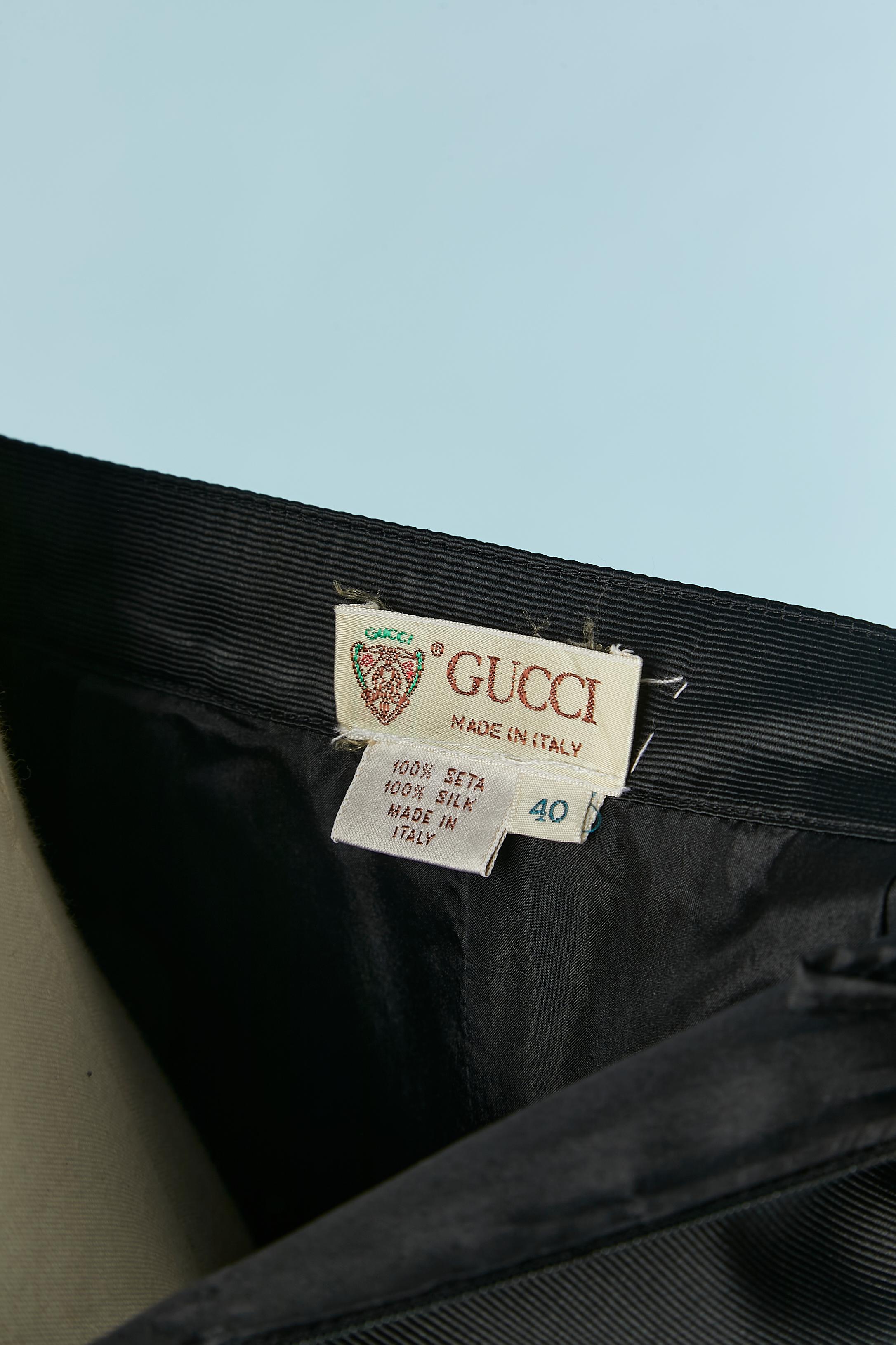 Women's black silk pencil skirt GUCCI For Sale