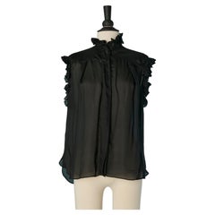 Black silk shirt ALEXANDRE VAUTHIER