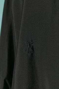 Schwarzes Seidenhemd CHRISTIAN DIOR