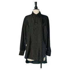Schwarzes Seidenhemd CHRISTIAN DIOR