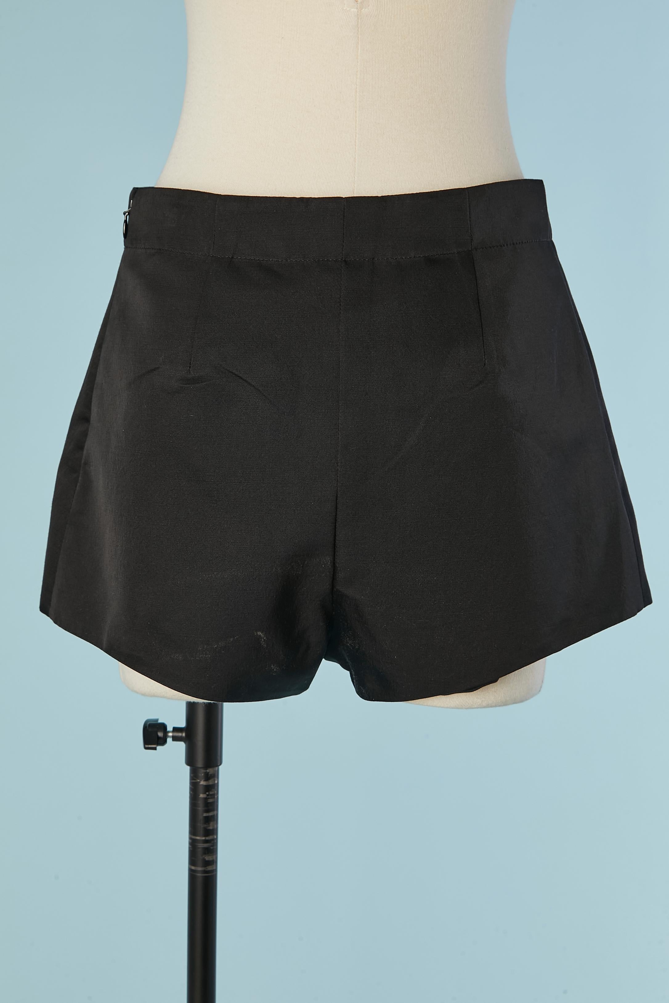 Short en soie noir CHRISTIAN DIOR Neuf - En vente à Saint-Ouen-Sur-Seine, FR