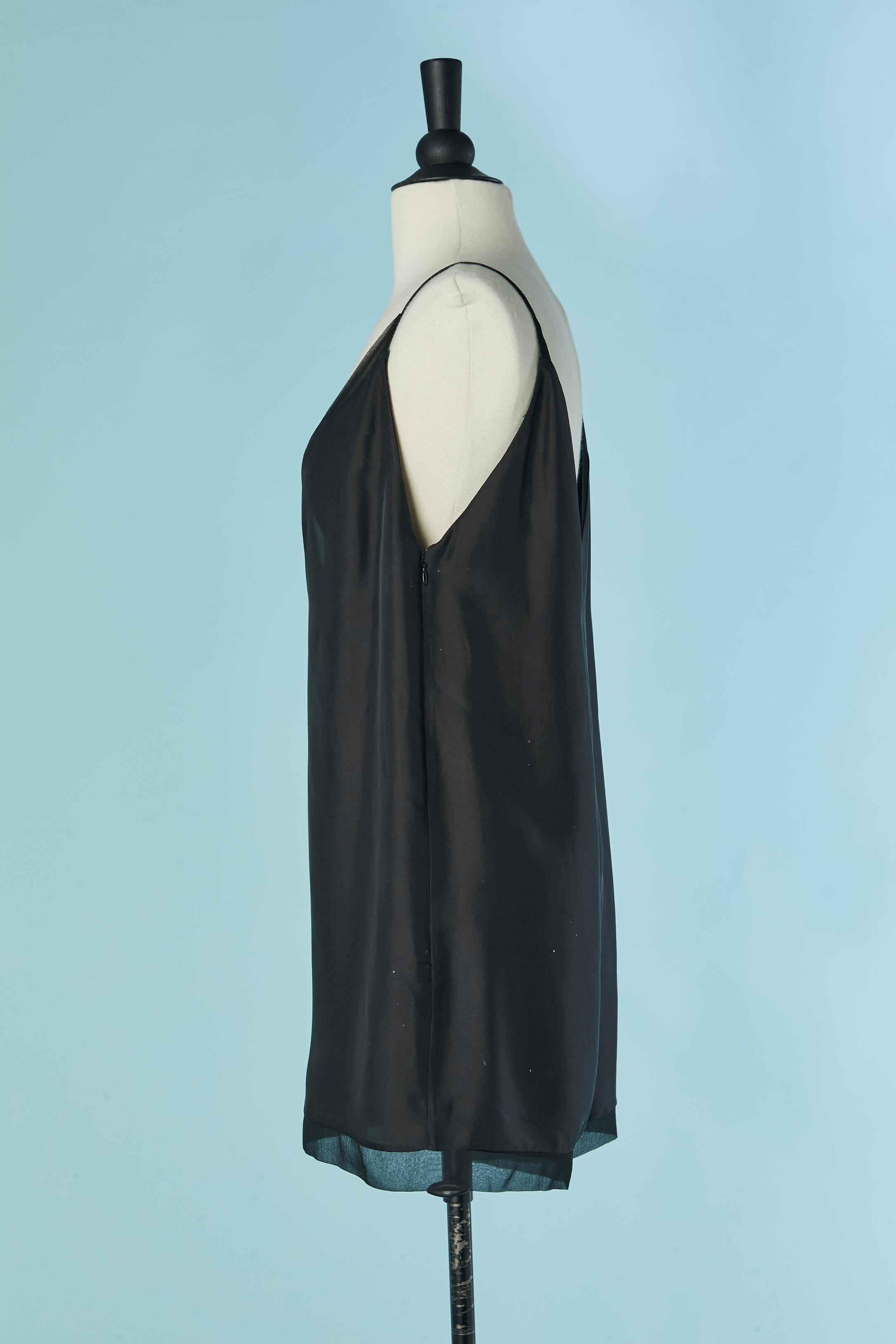 Tuta corta in seta nera CHRISTIAN DIOR In condizioni Nuovo in vendita a Saint-Ouen-Sur-Seine, FR