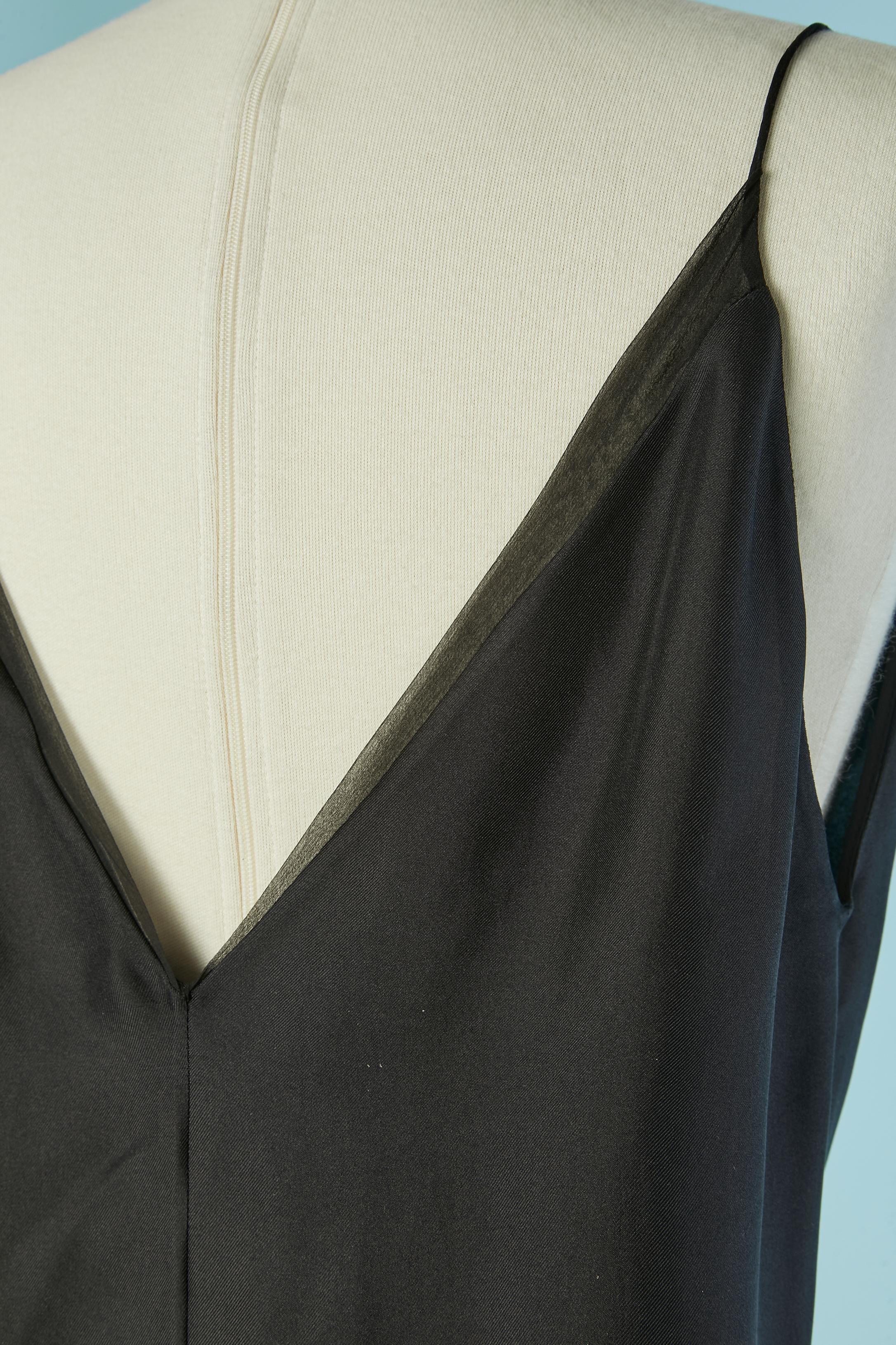 Tuta corta in seta nera CHRISTIAN DIOR in vendita 1
