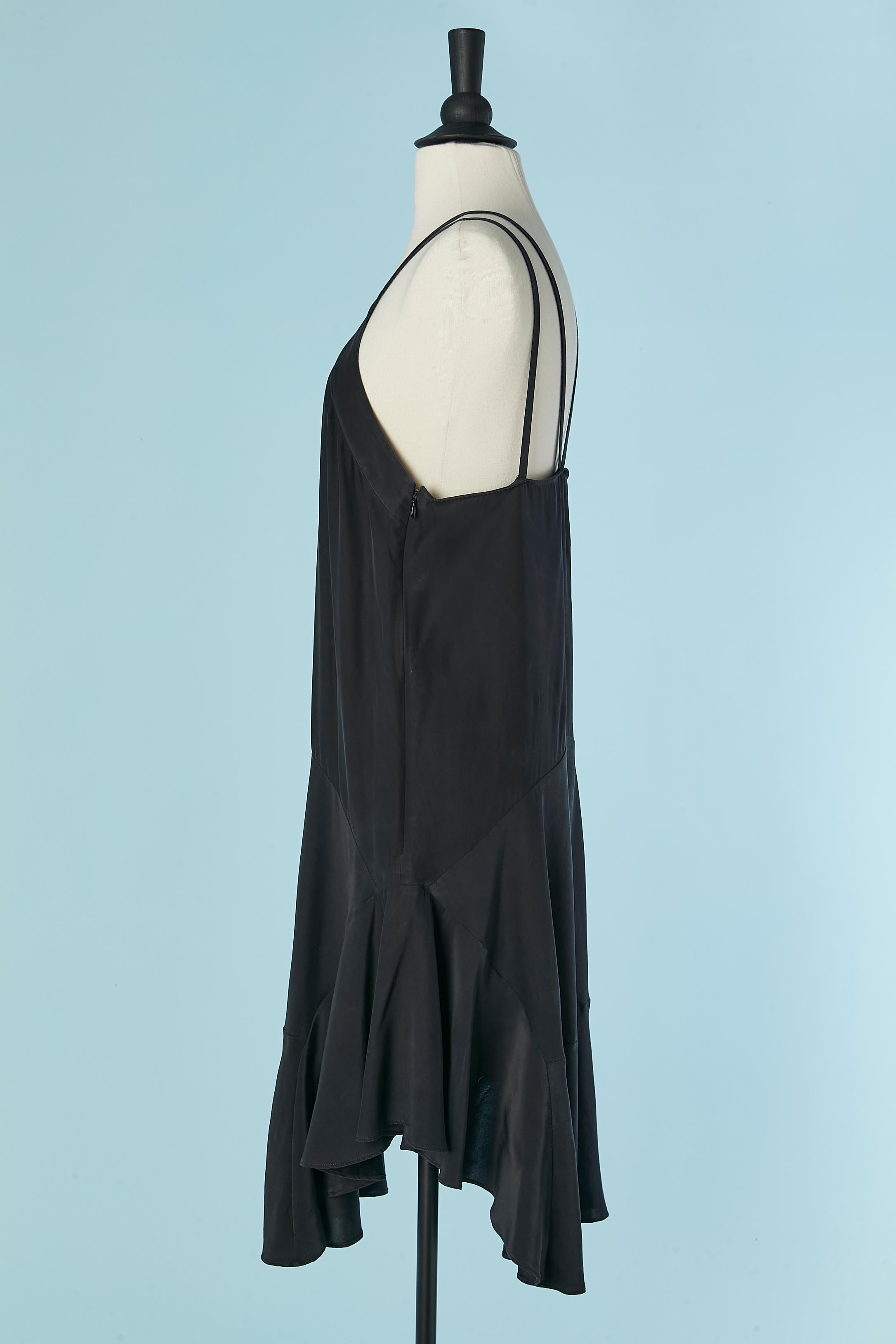Robe en soie noire BARBARA Bui Excellent état - En vente à Saint-Ouen-Sur-Seine, FR
