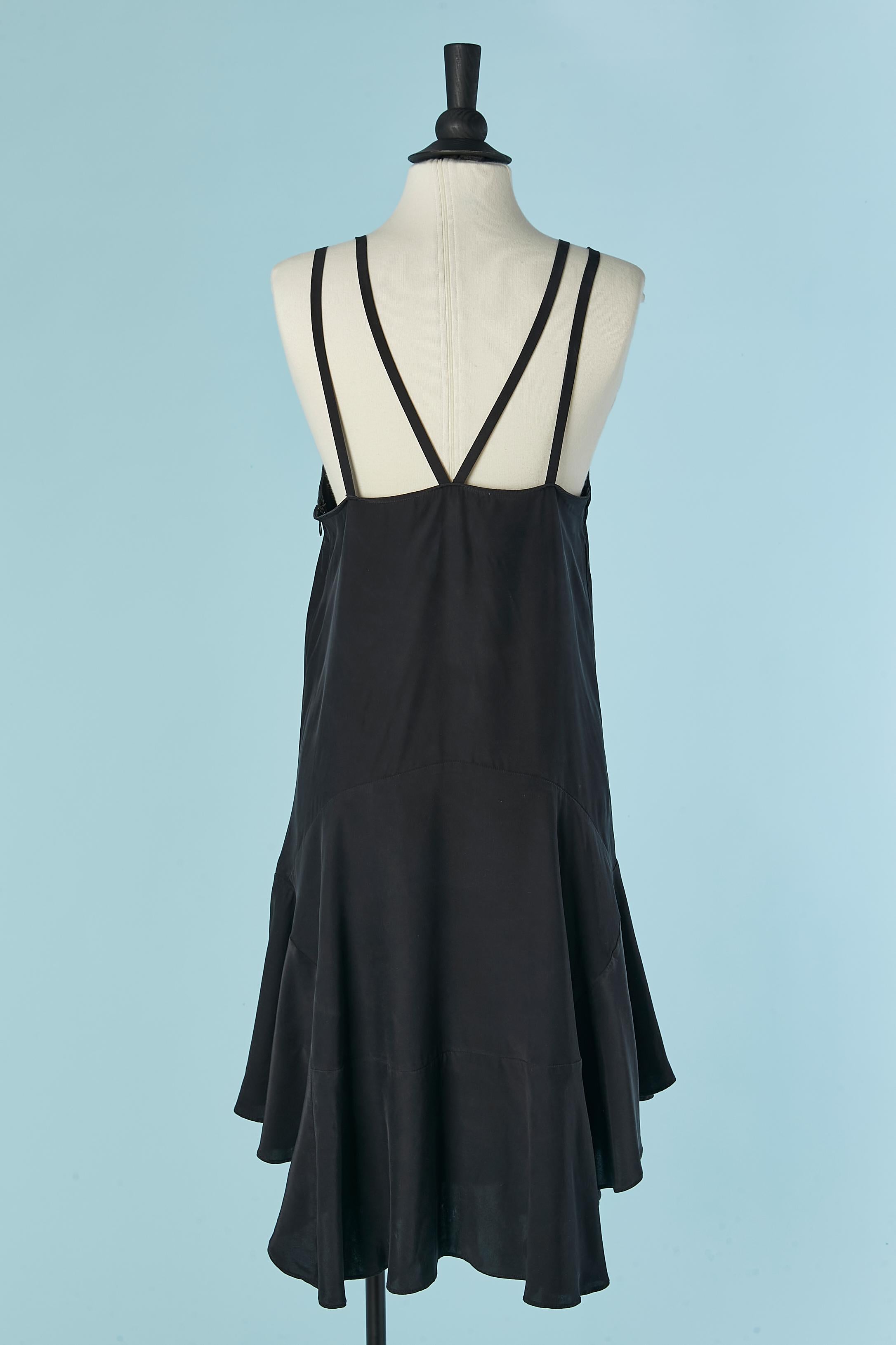Robe en soie noire BARBARA Bui Pour femmes en vente