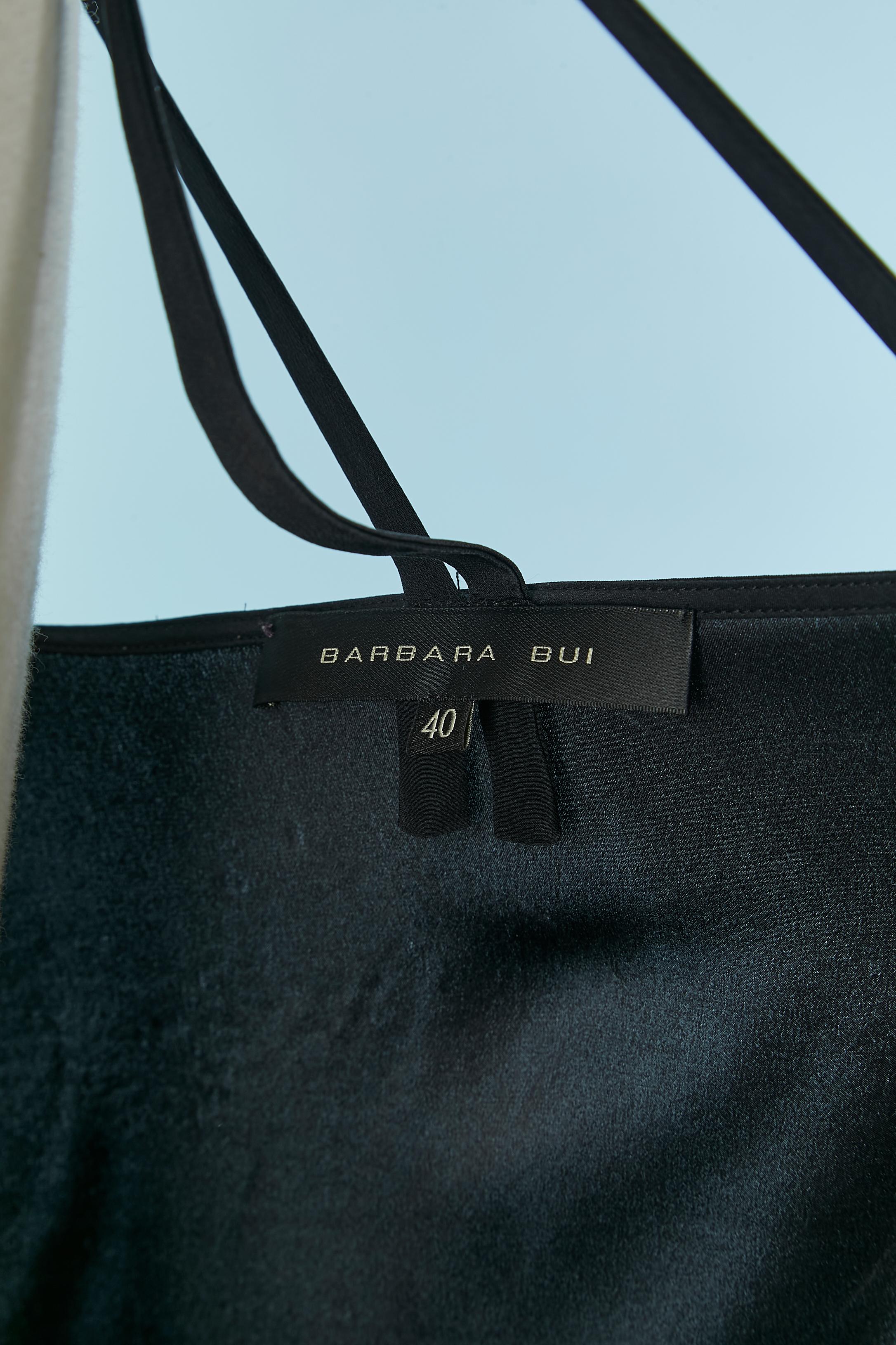 Robe en soie noire BARBARA Bui en vente 1