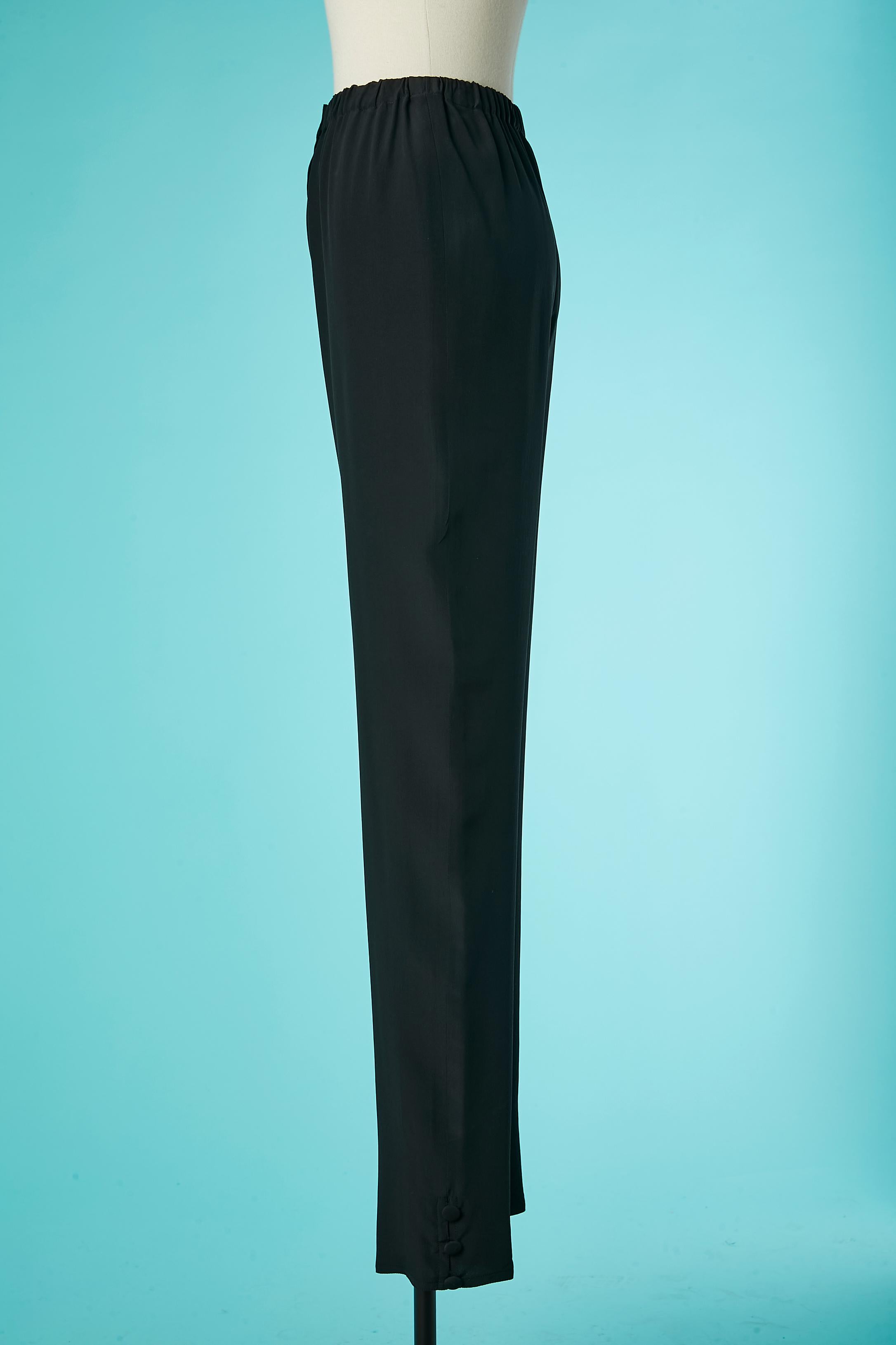Women's Black silk trouser CHLOE for Lou Lattimore Dallas For Sale