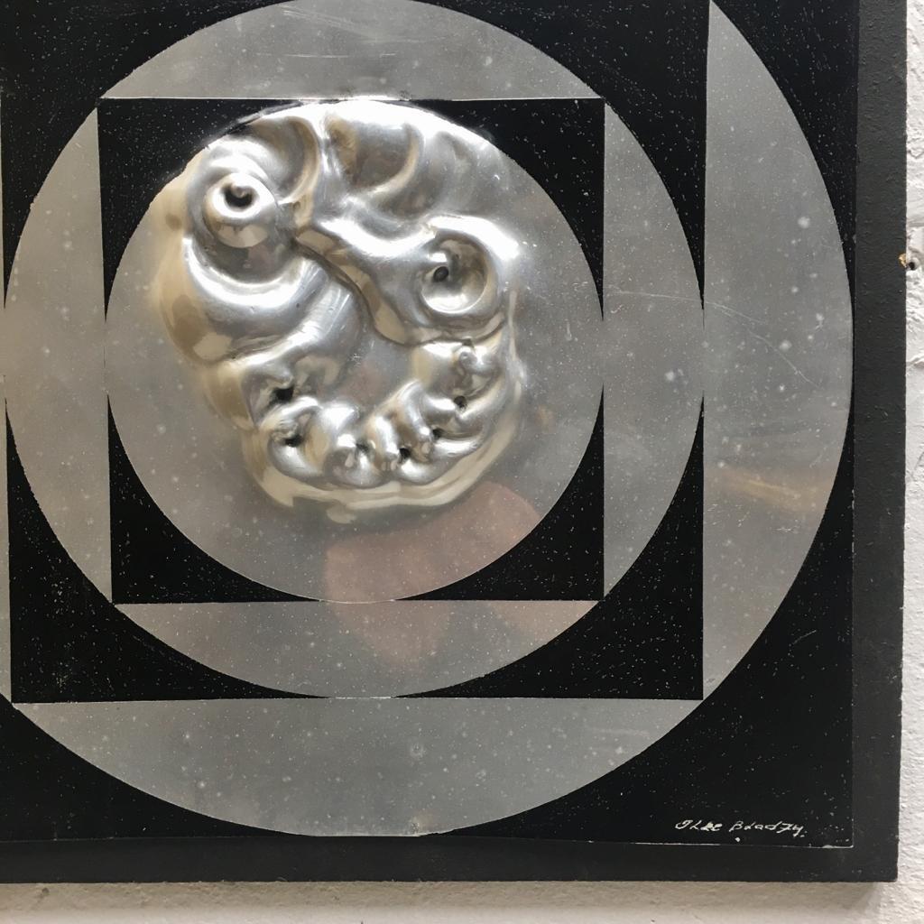 Wall sculpture, signed and dated -74, Sweden.

Sculptor Olle Blad was born in Helsingborg in 1942, his artworks are represented in Swedish museums and in private collections all over the world.


