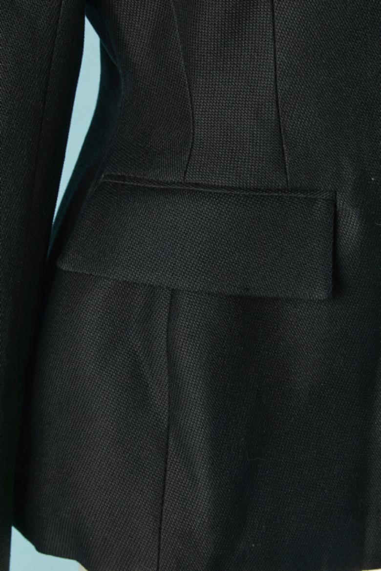 Black single breasted BAR jacket CHRISTIAN DIOR by Maria Grazia Chiuri For Sale 1