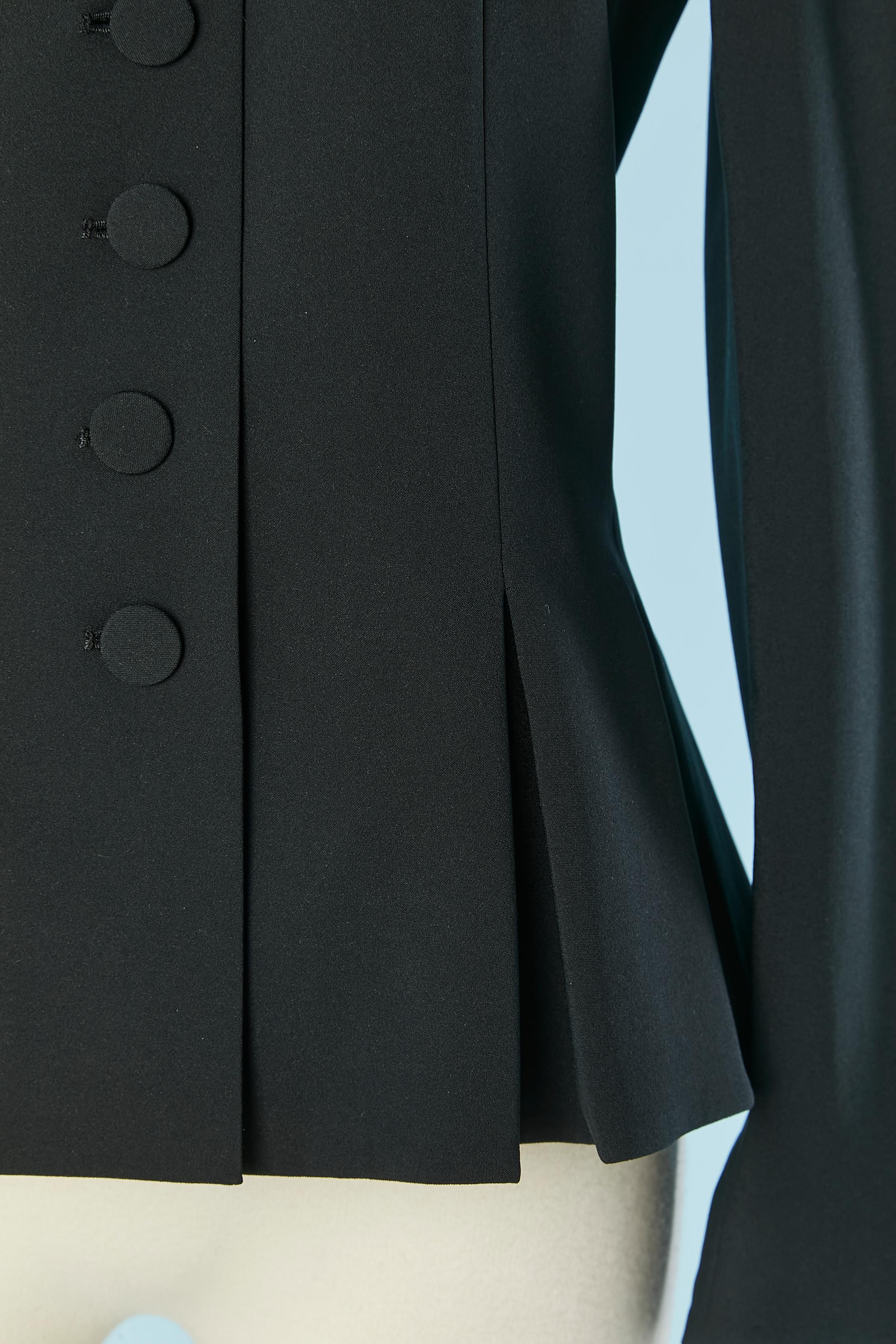 Black single breasted jacket GIVENCHY In Excellent Condition For Sale In Saint-Ouen-Sur-Seine, FR