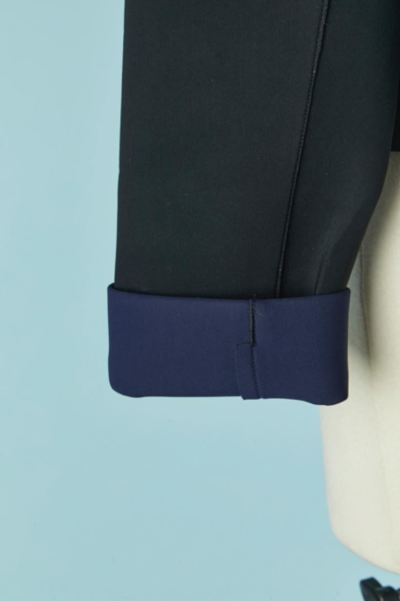 da uomo o donna Giacca monopetto nera in tessuto tecnico MARITHE FRANCOIS GIRBAUD in vendita