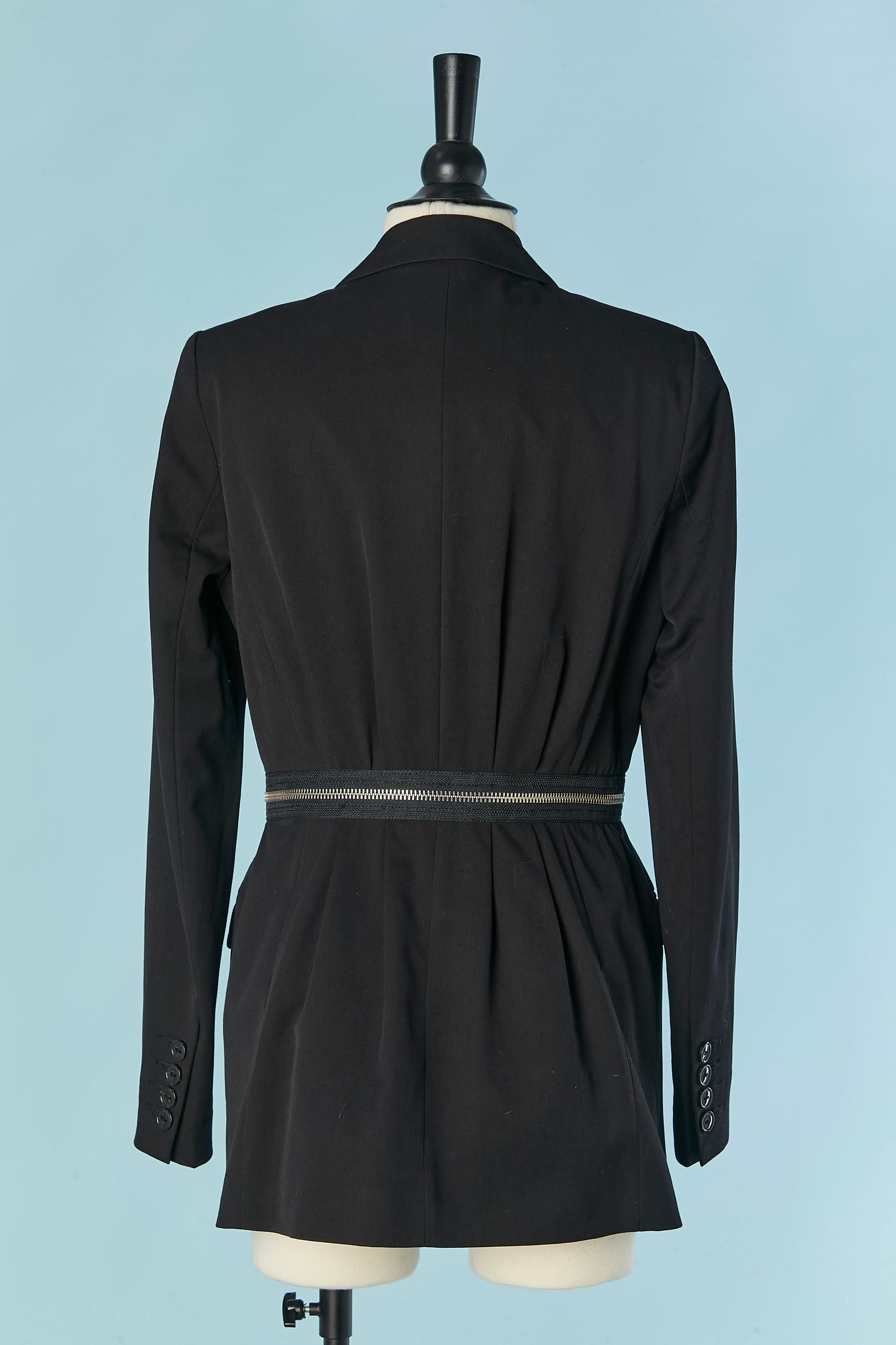  Veste noire à fermeture éclair JEAN-PAUL GAULTIER pour LINDEX Unisexe 