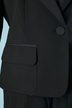 Black single-breasted tuxedo with ruffle on the cuff Louis Vuitton by Marc Jacob