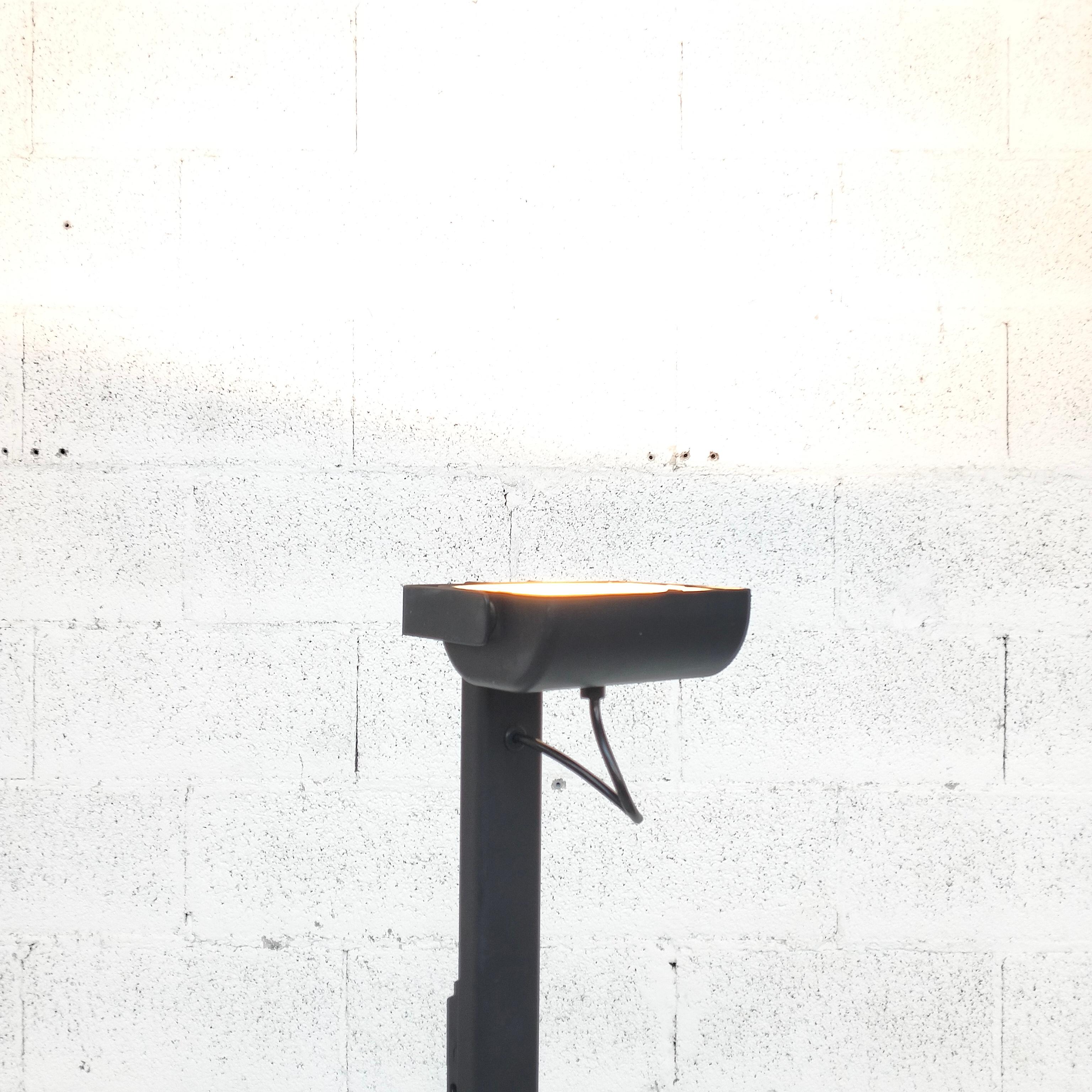 Black Sirio Floor Lamp by Kazuhide Takahama for Sirrah 1977 For Sale 1