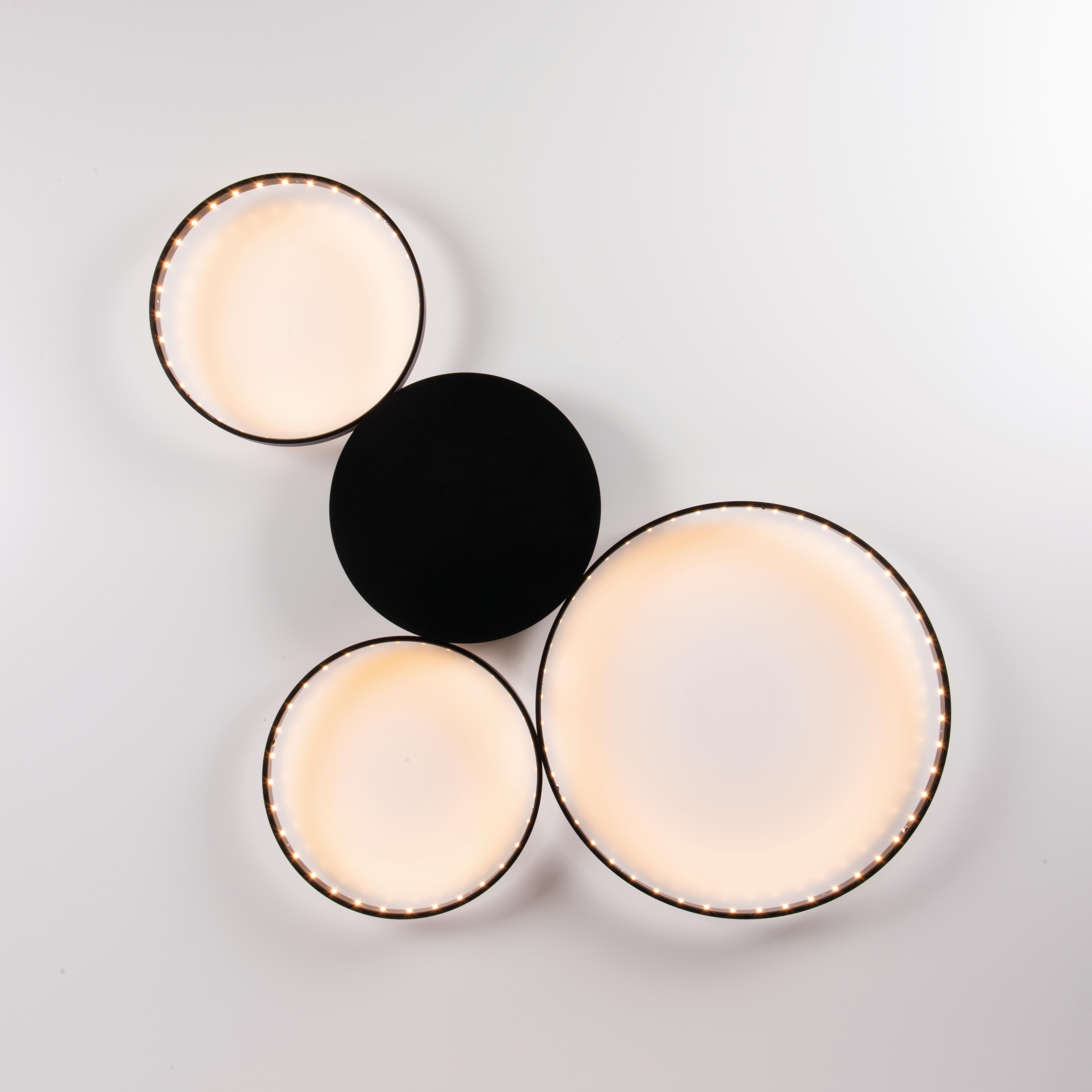 Lámpara de Pared Sirius I Negra by Le Deun Luminaires Francés en venta