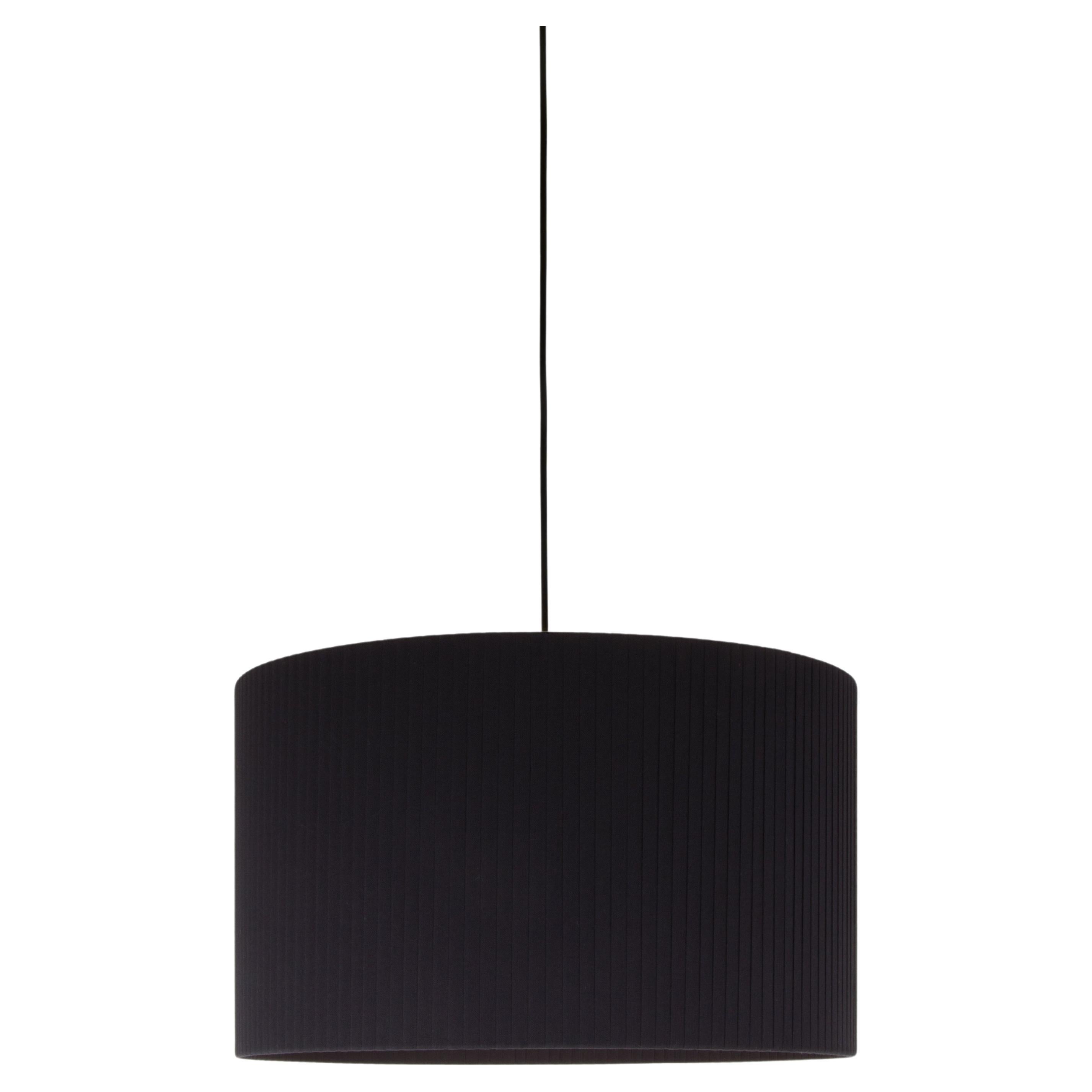 Black Sísísí Cilíndricas GT2 Pendant Lamp by Santa & Cole