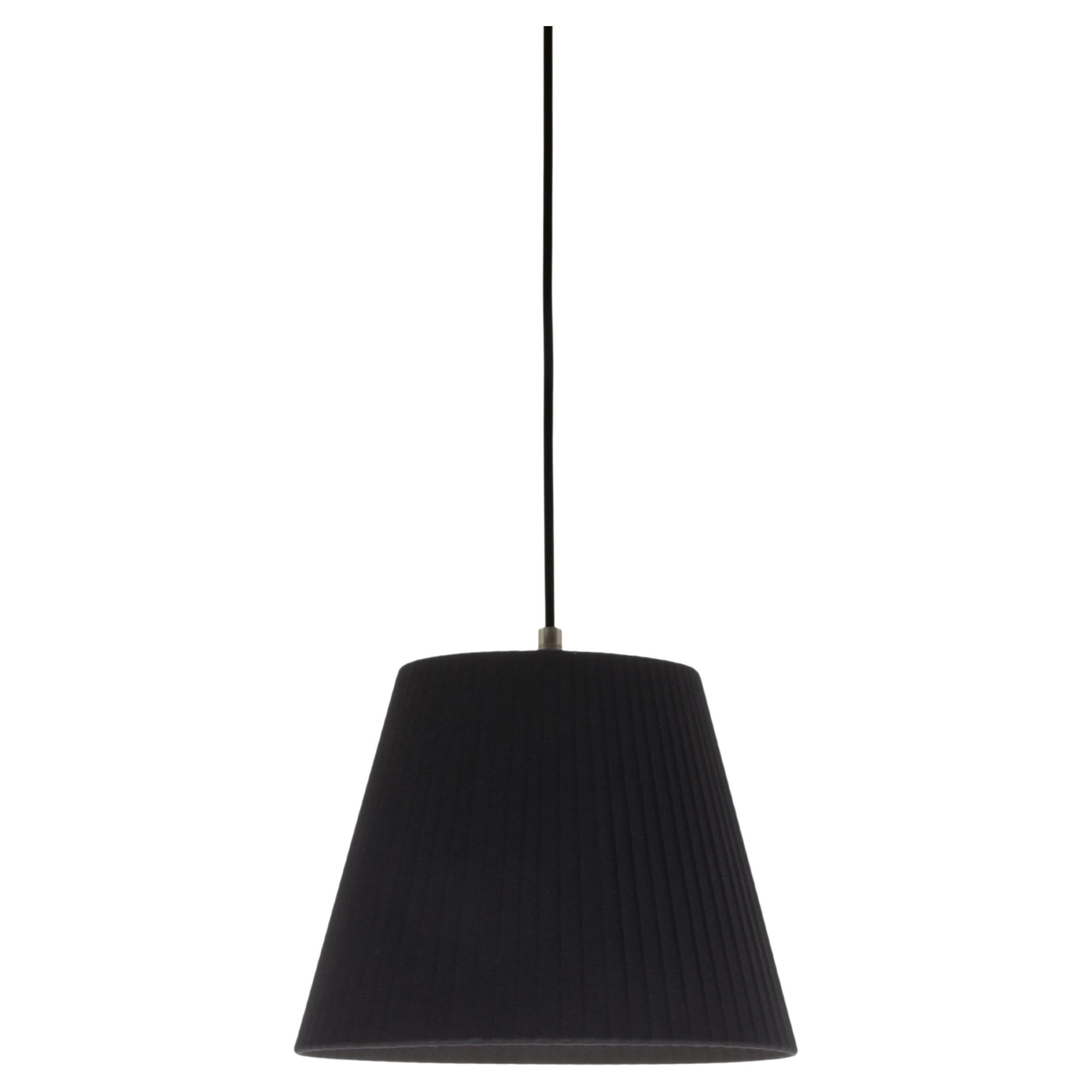 Black Sísísí Cónicas Mt1 Pendant Lamp by Santa & Cole For Sale