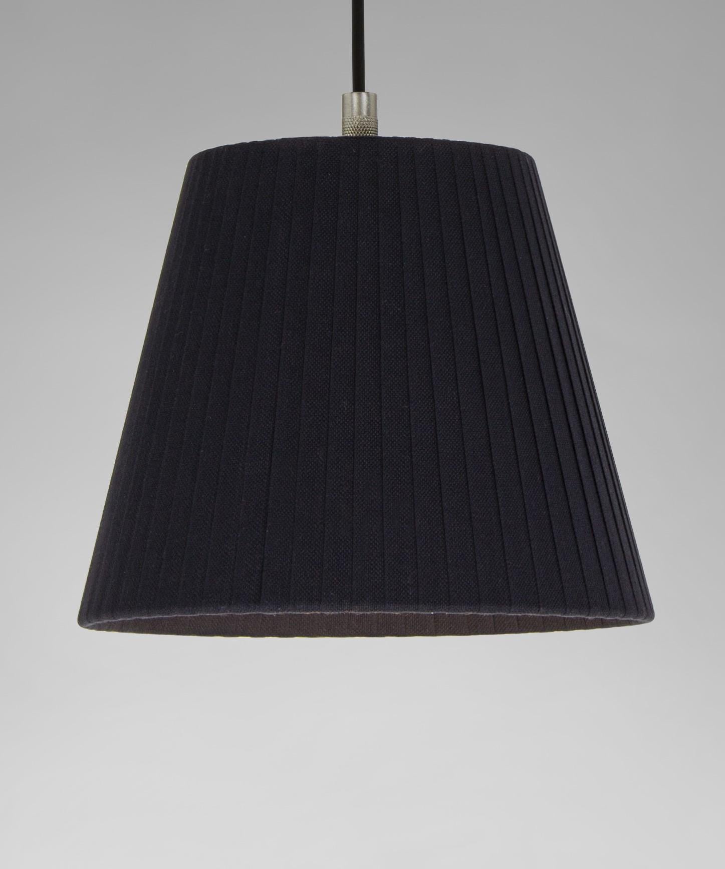 Modern Black Sísísí Cónicas PT1 Pendant Lamp by Santa & Cole For Sale