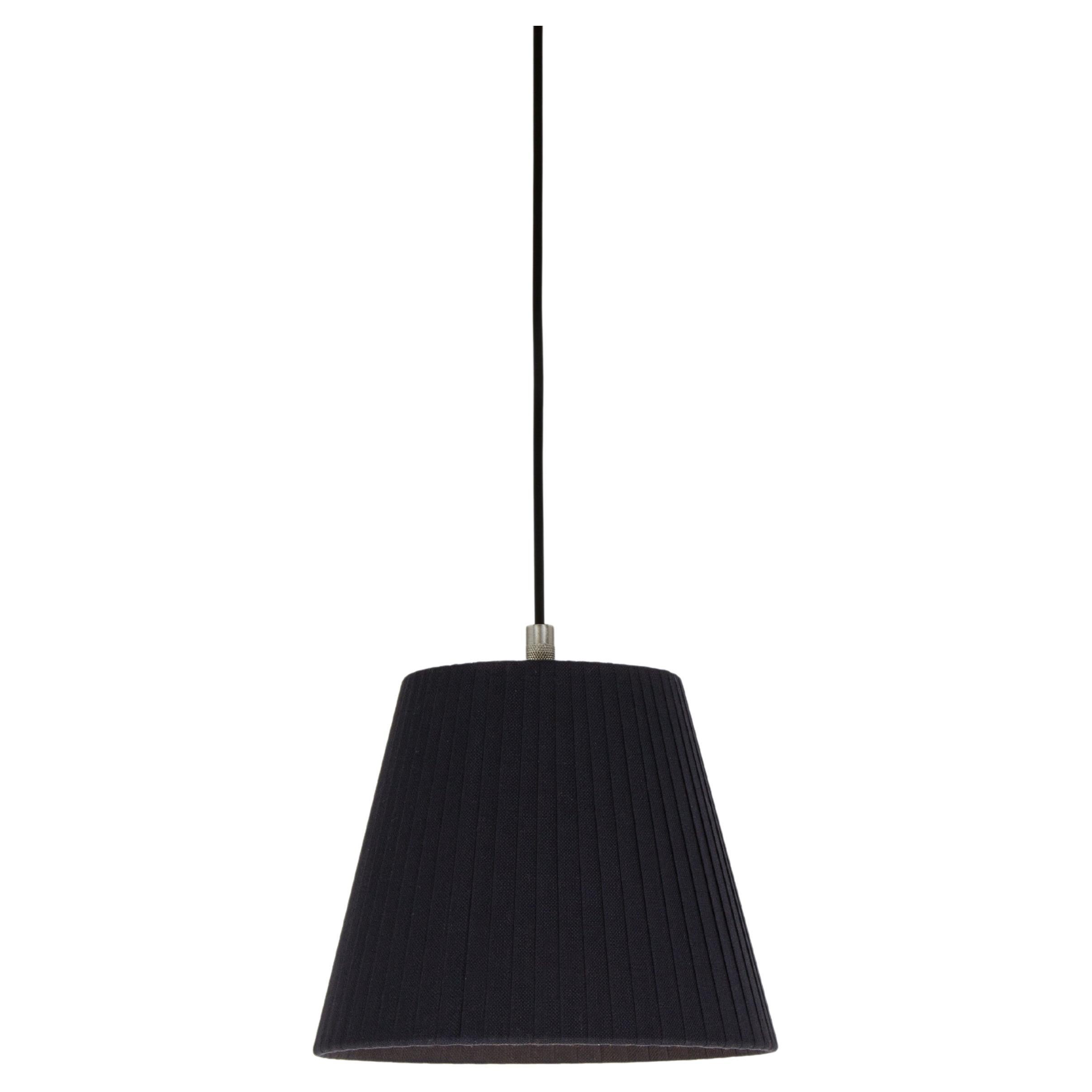 Black Sísísí Cónicas PT1 Pendant Lamp by Santa & Cole For Sale
