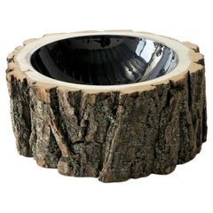 Schwarz Größe 9 Log Bowl von Loyal Loot Made To Order Handgefertigt aus recyceltem Holz